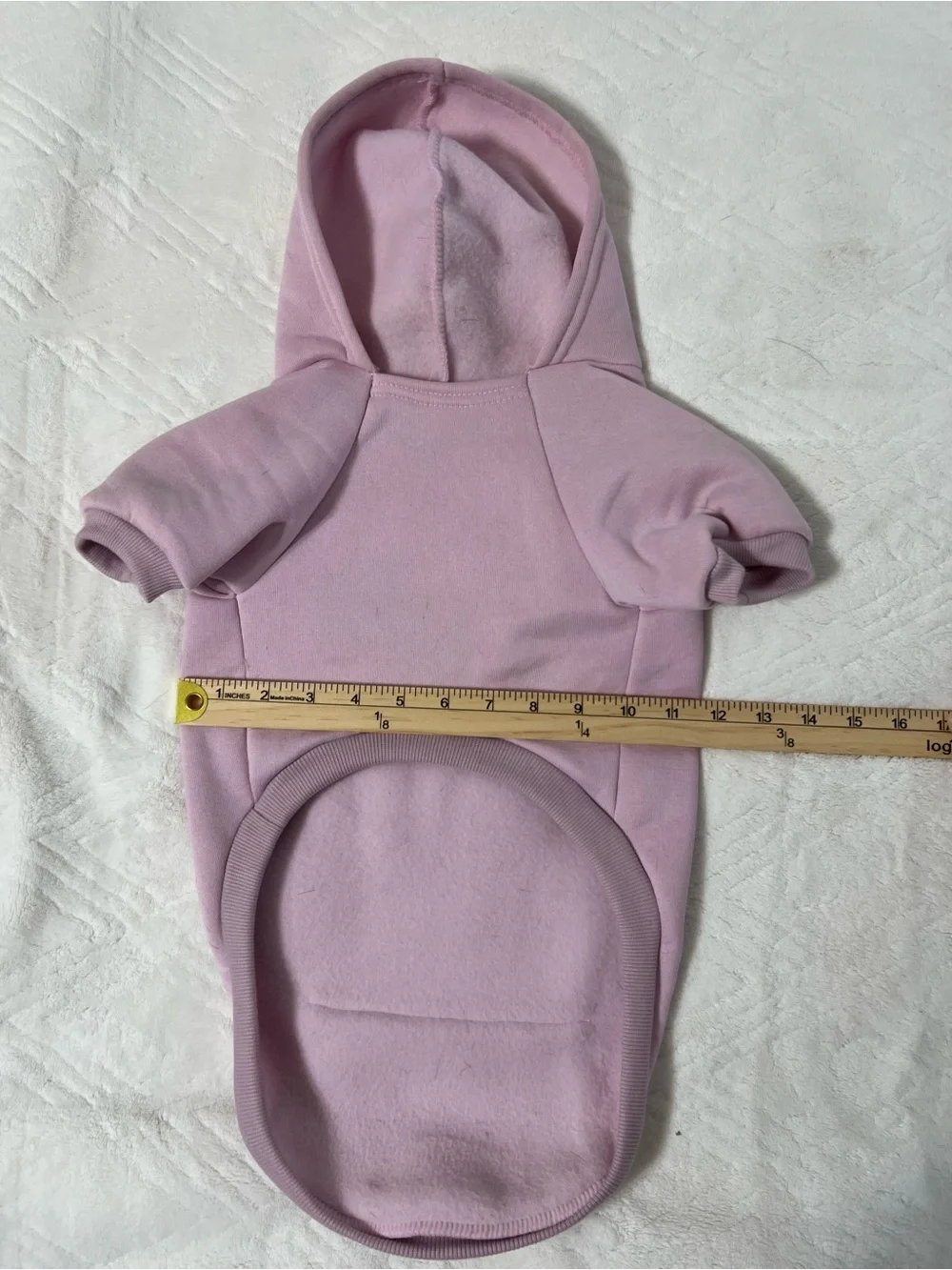 BAOBICUTE Lavender Hooded Dog Sweatshirt with Front Pocket